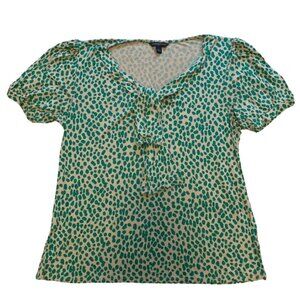 Banana Republic XL Tee w/ Green Spots